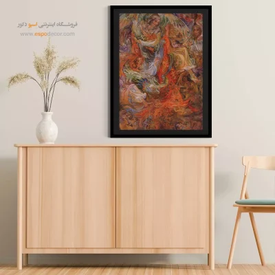 خرید نقاشی ایرانی - بیان عرفان و زیبایی – تابلو نقاشی های استاد فرشچیان - اسپو دکور