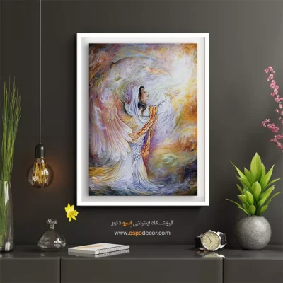 تابلو پناهگاه استاد فرشچیان - پناهگاه – تابلو نقاشی های استاد فرشچیان - اسپو دکور