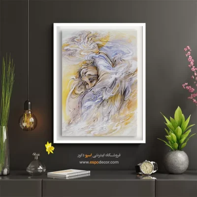 خرید تابلو نقاشی ایرانی - ابرهای متراکم – تابلو نقاشی های استاد فرشچیان - اسپو دکور