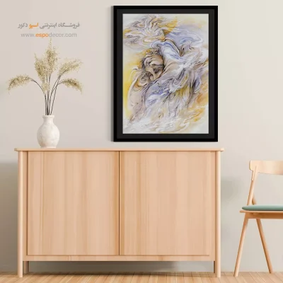 خرید تابلو نقاشی ایرانی - ابرهای متراکم – تابلو نقاشی های استاد فرشچیان - اسپو دکور