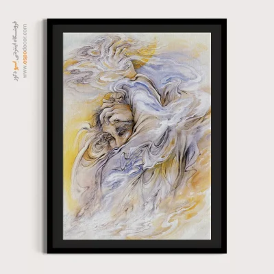 خرید تابلو نقاشی ایرانی - ابرهای متراکم – تابلو نقاشی های استاد فرشچیان - اسپو دکور