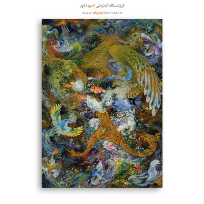 بوم کنواس صدای خلقت,خرید تابلو