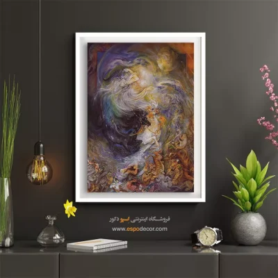 تابلو بار بی نهایت گرفتن استاد فرشچیان - بار بی نهایت گرفتن – تابلو نقاشی های استاد فرشچیان - اسپو دکور