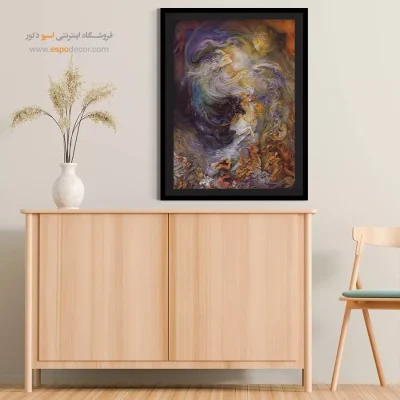 تابلو بار بی نهایت گرفتن استاد فرشچیان - بار بی نهایت گرفتن – تابلو نقاشی های استاد فرشچیان - اسپو دکور