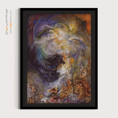 تابلو بار بی نهایت گرفتن استاد فرشچیان - بار بی نهایت گرفتن – تابلو نقاشی های استاد فرشچیان - اسپو دکور