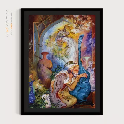 خرید نقاشی مینیاتور - جوانان را به خاطر بیاور – تابلو نقاشی های استاد فرشچیان - اسپو دکور