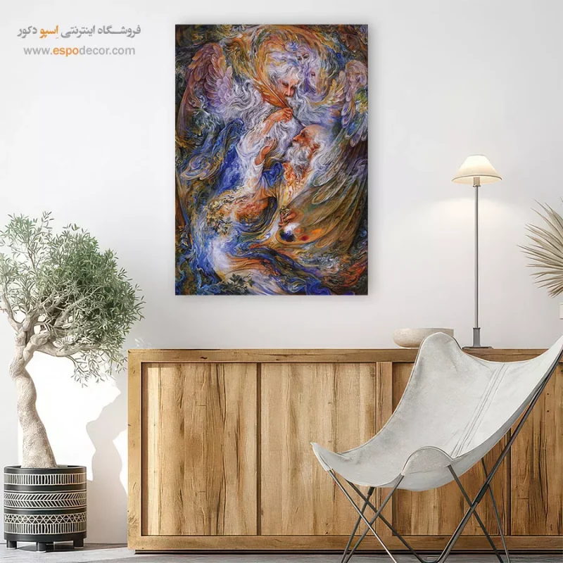 بوم کنواس تنفس از طریق,خرید تابلو