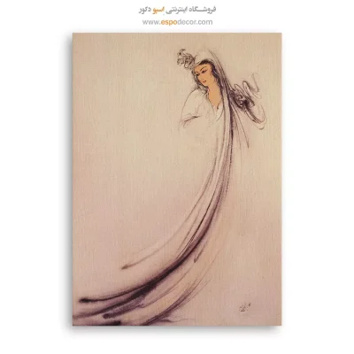 بوم کنواس سردرگمی درونی,خرید تابلو