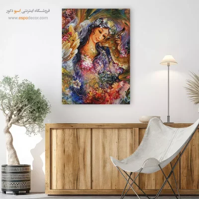 بوم کنواس چرخه ابدی زندگی