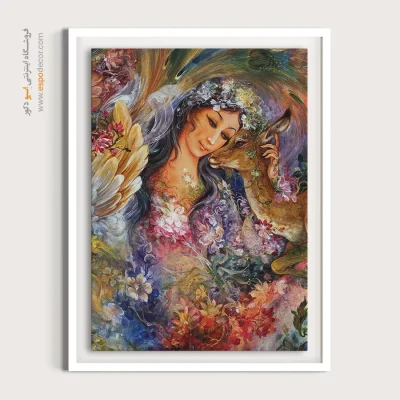 تابلو چرخه ابدی زندگی اثر استاد فرشچیان,تابلو
