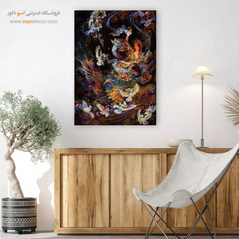بوم کنواس آزاد بودن,خرید تابلو