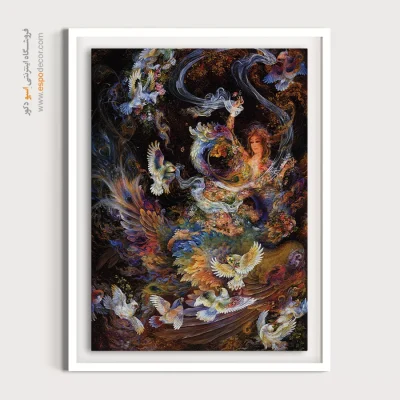 تابلو آزاد بودن استاد فرشچیان - آزاد بودن – تابلو نقاشی های استاد فرشچیان - اسپو دکور