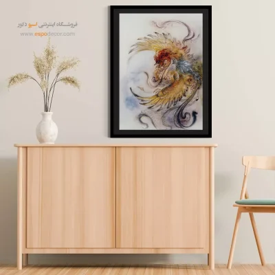 تابلو سیمرغ استاد فرشچیان - سیمرغ – تابلو نقاشی های استاد فرشچیان - اسپو دکور