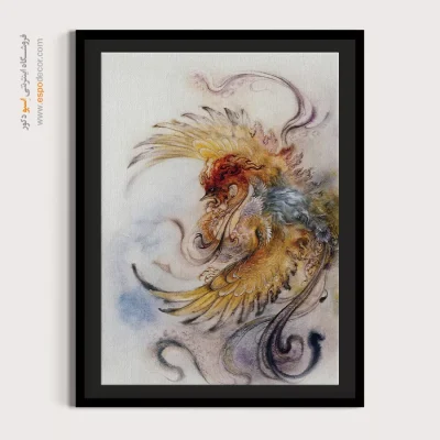تابلو سیمرغ استاد فرشچیان - سیمرغ – تابلو نقاشی های استاد فرشچیان - اسپو دکور