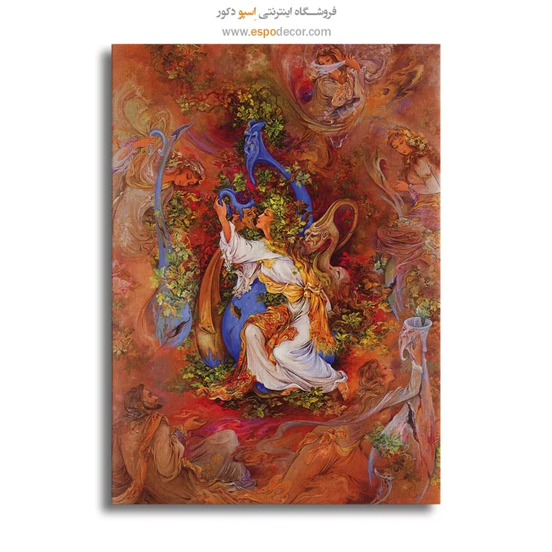 بوم کنواس سراب,خرید تابلو