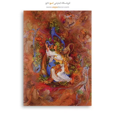 بوم کنواس سراب,خرید تابلو