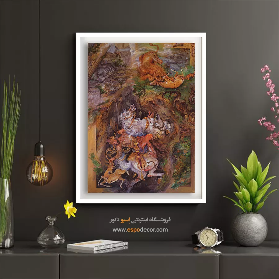 تابلو هدف استاد فرشچیان - هدف – تابلو نقاشی های استاد فرشچیان - اسپو دکور