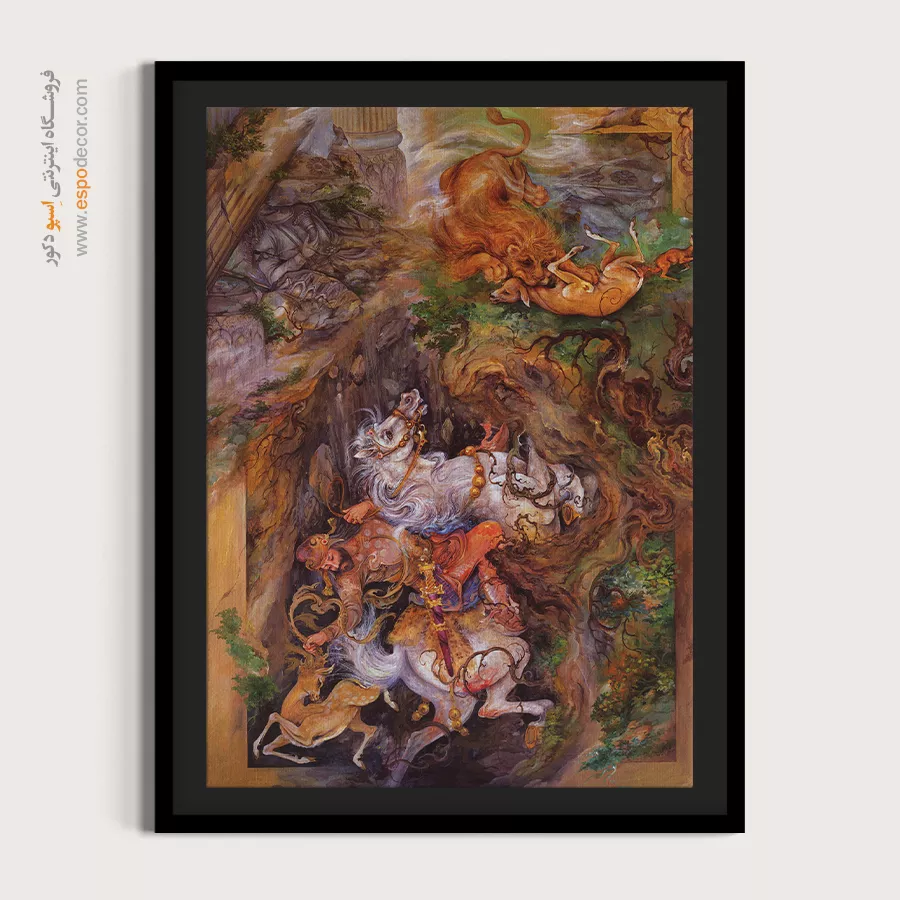 تابلو هدف استاد فرشچیان - هدف – تابلو نقاشی های استاد فرشچیان - اسپو دکور