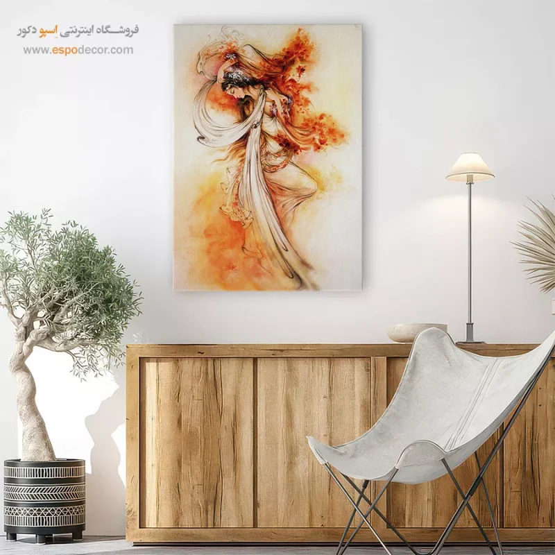 بوم کنواس ژست فصل,خرید تابلو