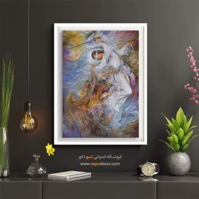 تابلو دیواری برای دفتر وکالت،تابلو عدالت استاد فرشچیان - عدالت – تابلو نقاشی های استاد فرشچیان - اسپو دکور