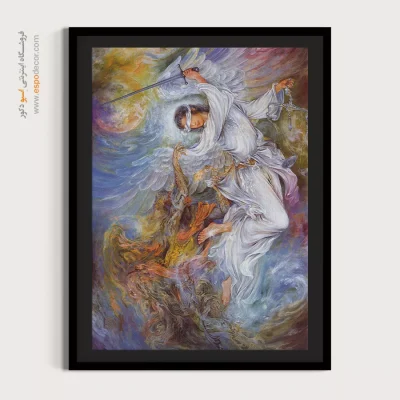 تابلو دیواری برای دفتر وکالت،تابلو عدالت استاد فرشچیان - عدالت – تابلو نقاشی های استاد فرشچیان - اسپو دکور