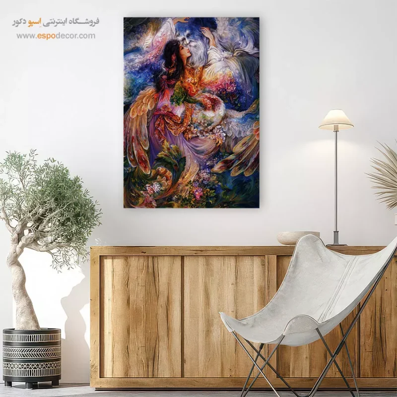 تابلو روشنگری اثر استاد فرشچیان,خرید تابلو