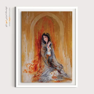 تابلو اشک طلایی اثر استاد فرشچیان,خرید تابلو