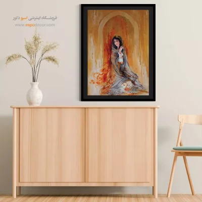 تابلو اشک طلایی استاد فرشچیان - اشک طلایی – تابلو نقاشی های استاد فرشچیان - اسپو دکور