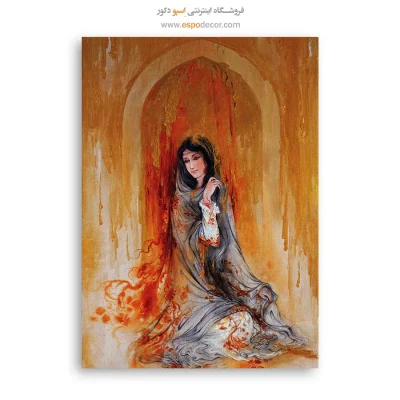 اشک طلایی - تابلو نقاشی های استاد فرشچیان