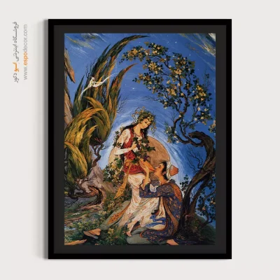 تابلو ماه استاد فرشچیان - ماه – تابلو نقاشی های استاد فرشچیان - اسپو دکور