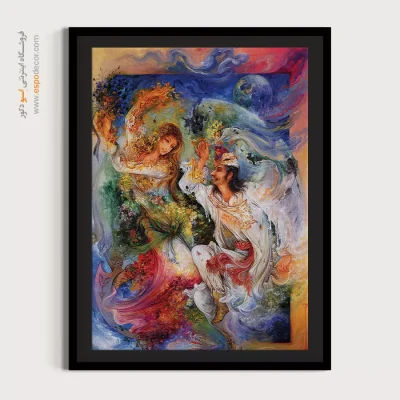 تابلو لذت و درد استاد فرشچیان - لذت و درد – تابلو نقاشی های استاد فرشچیان - اسپو دکور