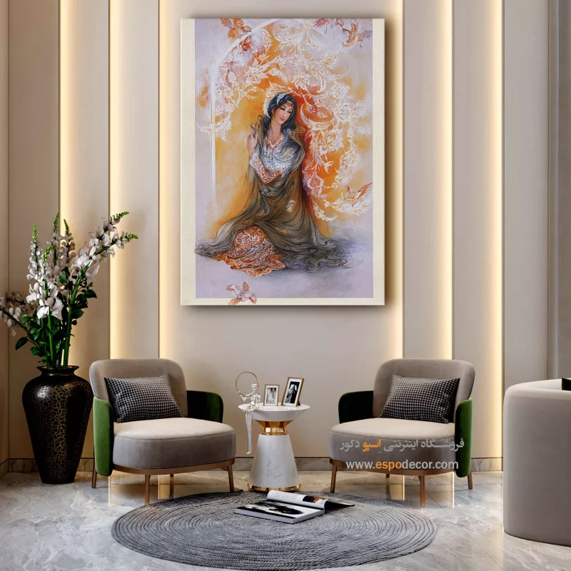 بوم کنواس گلبرگ,خرید تابلو