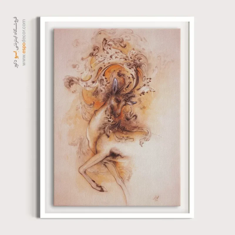تابلو غزال اثر استاد فرشچیان,خرید تابلو
