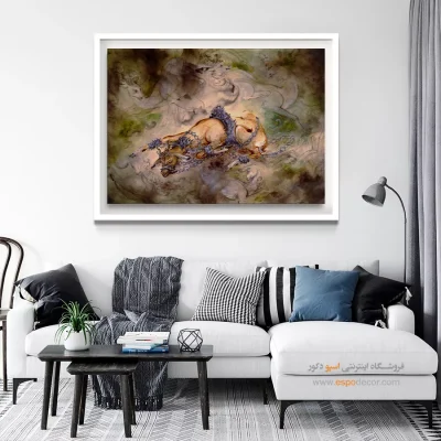 تابلو در بند استاد فرشچیان - در بند – تابلو نقاشی های استاد فرشچیان - اسپو دکور