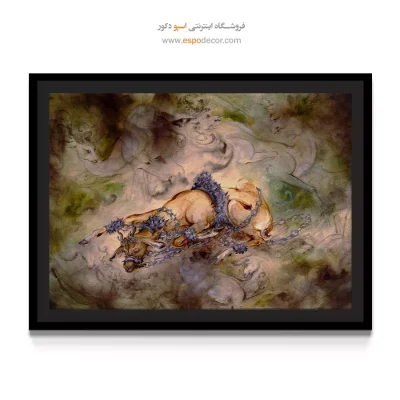 تابلو در بند استاد فرشچیان - در بند – تابلو نقاشی های استاد فرشچیان - اسپو دکور