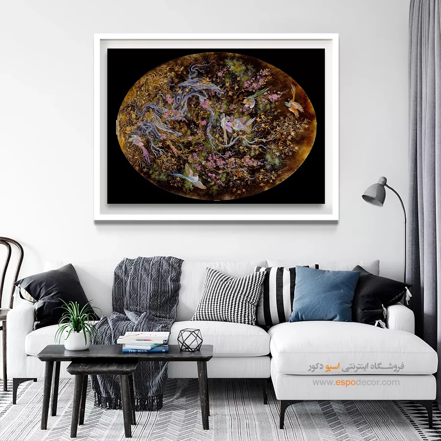 تابلو رقص طبیعت استاد فرشچیان - رقص طبیعت – تابلو نقاشی های استاد فرشچیان - اسپو دکور