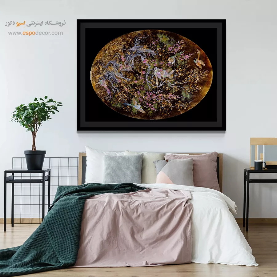 تابلو رقص طبیعت استاد فرشچیان - رقص طبیعت – تابلو نقاشی های استاد فرشچیان - اسپو دکور