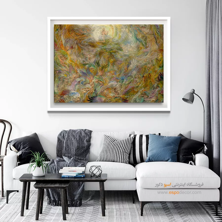 تابلو پرستش استاد فرشچیان - پرستش – تابلو نقاشی های استاد فرشچیان - اسپو دکور