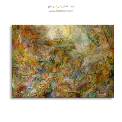 تابلو پرستش استاد فرشچیان,خرید تابلو