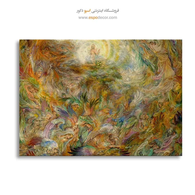 تابلو پرستش استاد فرشچیان,خرید تابلو