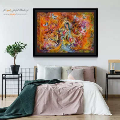 تابلو گرمای عشق استاد فرشچیان - گرمای عشق – تابلو نقاشی های استاد فرشچیان - اسپو دکور
