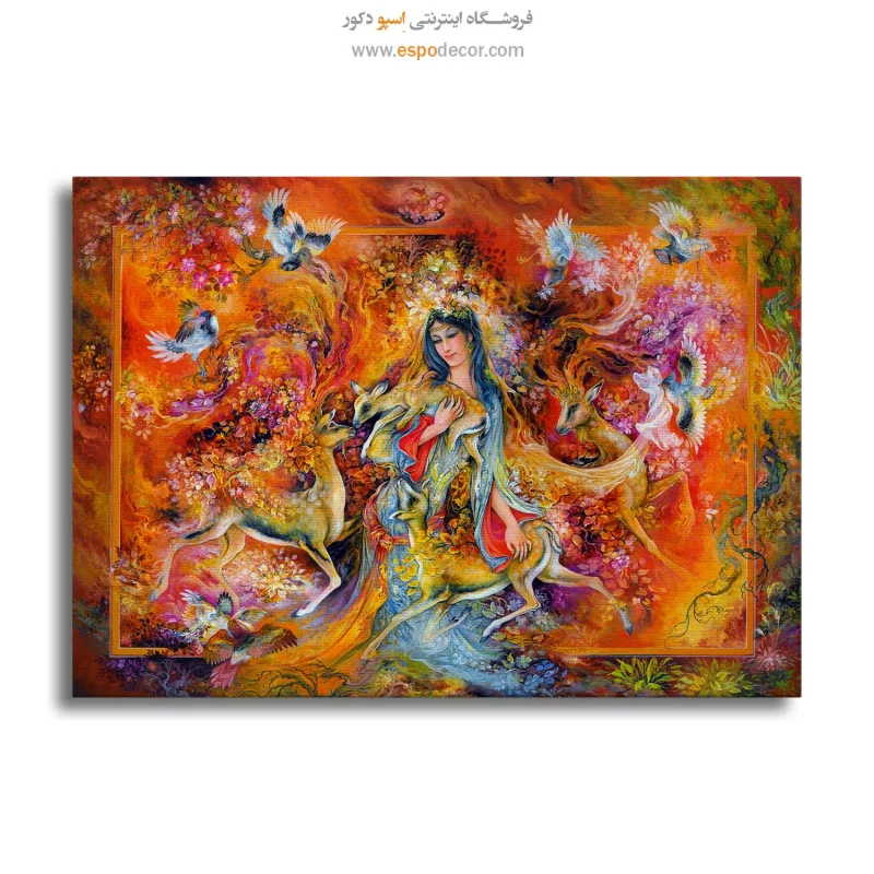 تابلو گرمای عشق استاد فرشچیان,تابلو