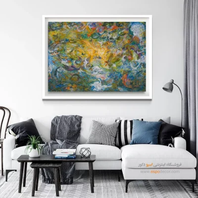 تابلو روز پنجم خلقت استاد فرشچیان - روز پنجم خلقت – تابلو نقاشی های استاد فرشچیان - اسپو دکور