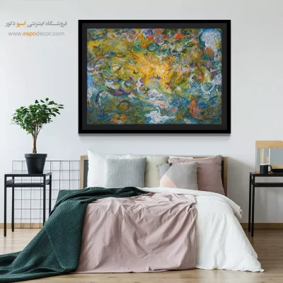 تابلو روز پنجم خلقت استاد فرشچیان - روز پنجم خلقت – تابلو نقاشی های استاد فرشچیان - اسپو دکور