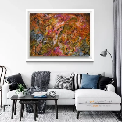 تابلو موسیقی عشق استاد فرشچیان - موسیقی عشق – تابلو نقاشی های استاد فرشچیان - اسپو دکور