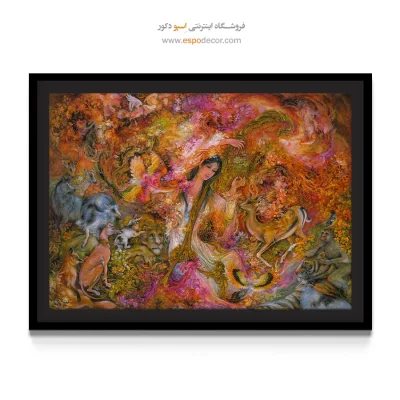 تابلو موسیقی عشق استاد فرشچیان - موسیقی عشق – تابلو نقاشی های استاد فرشچیان - اسپو دکور