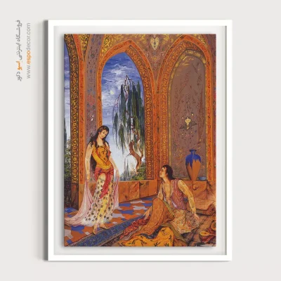 تابلو رویای نیمه شب استاد فرشچیان - رویای نیمه شب – تابلو نقاشی های استاد فرشچیان - اسپو دکور