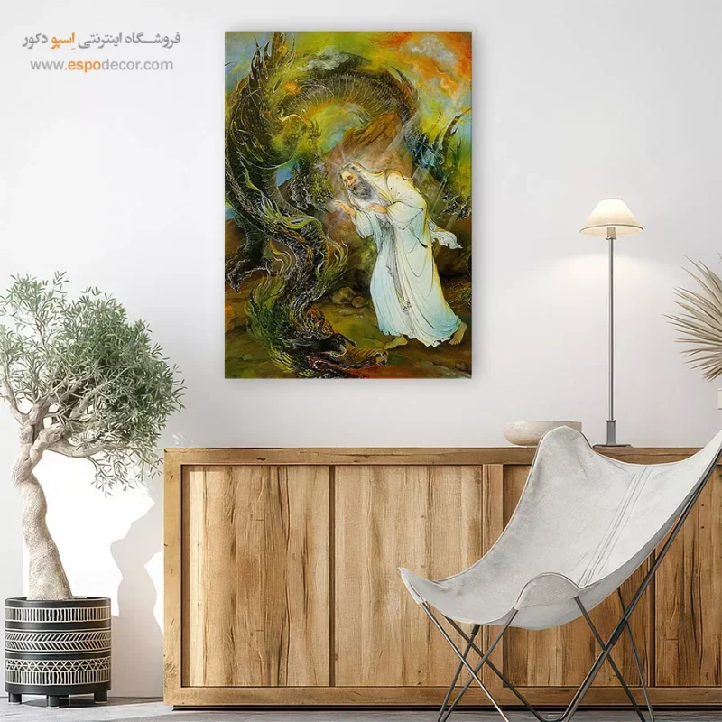 تابلو موسی اثر استاد فرشچیان,خرید تابلو