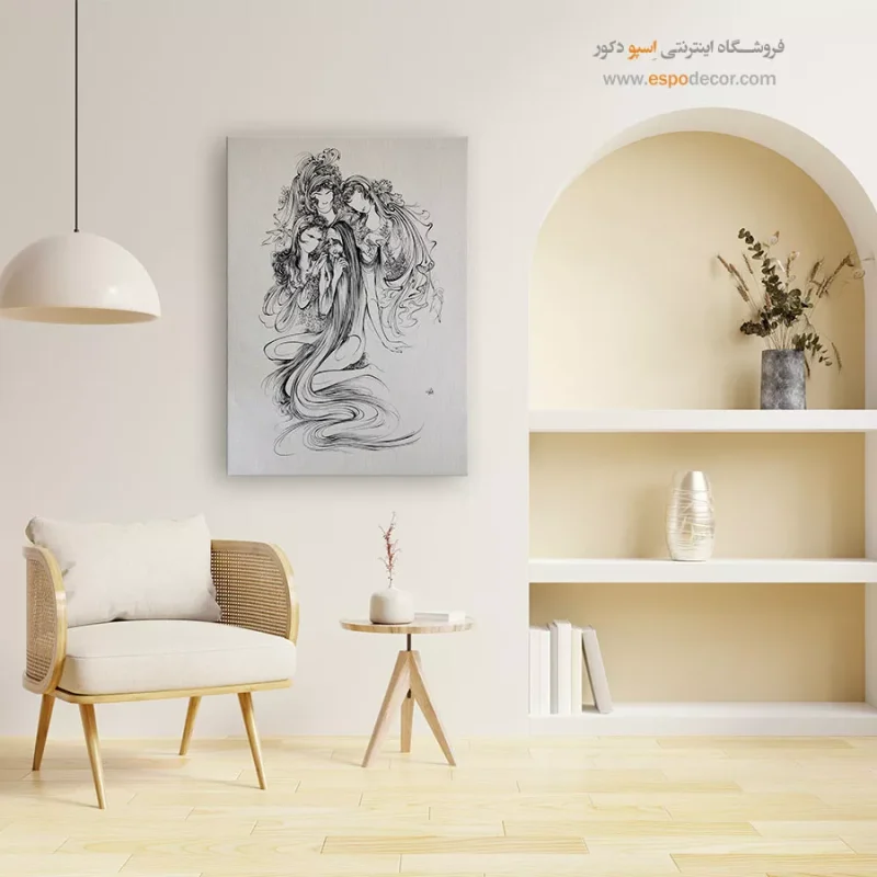 تابلو شیخ صنعان و دختر ترسا اثر استاد فرشچیان,خرید تابلو