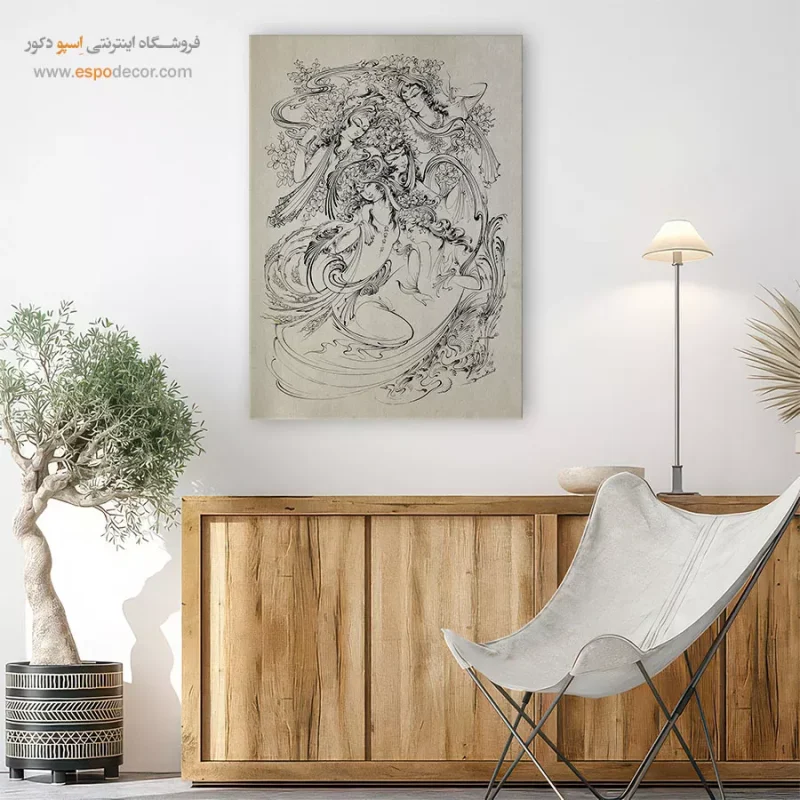 تابلو پری‌وشان اثر استاد فرشچیان,خرید تابلو